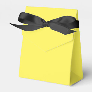 Favor Box Tält Stil Gul Presentaskar