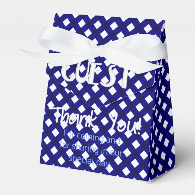 FAVOR BOX, tält stil Presentaskar (Framsidan Sidan)
