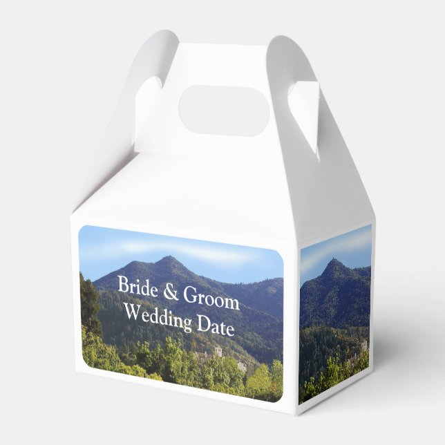 Favor Boxes Gable Personlig Mt Tamalpais Church Presentaskar (Framsidan Sidan)