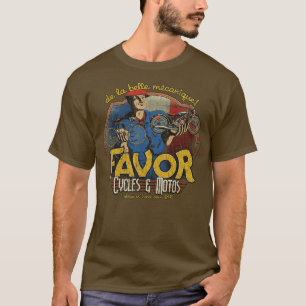 Favor Cycles Motos de la Belle Mcanique 1898 T Shirt