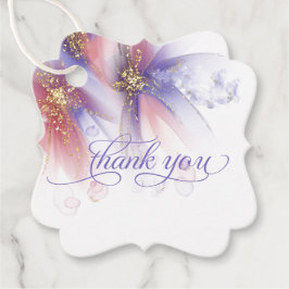 FAVÖR ETIKETT Rose Rosa Abstrakt Blomma