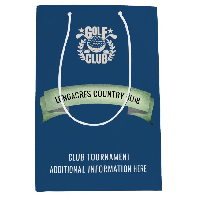 Favor för logotyp-event för golfturnering för klub (Framsidan)