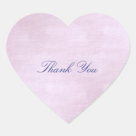 Favor Heart Rosa ros Lila Blue Navy Tack Hjärtformat Klistermärke