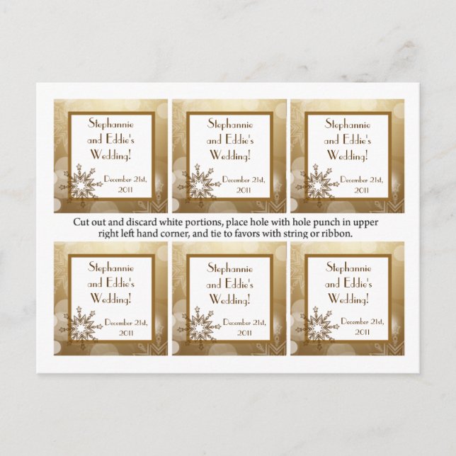 Favor Tags Jul Koppar Oskärpa Helg Vykort (Framsida)