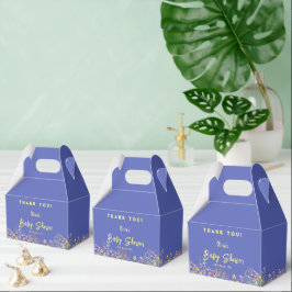 Favorbox för babyfest med vilda blommor presentaskar