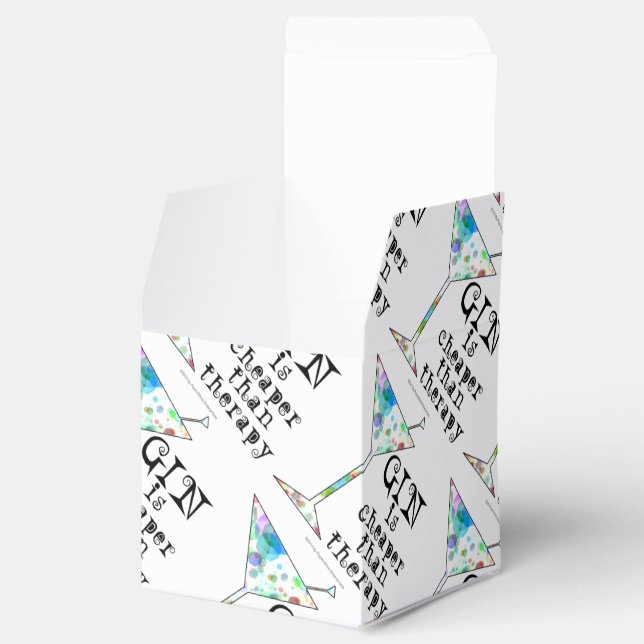 FAVÖRBOXAR - GIN ÄR BILLIGARE ÄN TERAPI PRESENTASKAR (Öppnad)
