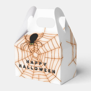 Favören för den orange- & vitHalloween Presentaskar