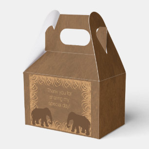 Favören för party för Safaritemaelefant boxas Presentaskar