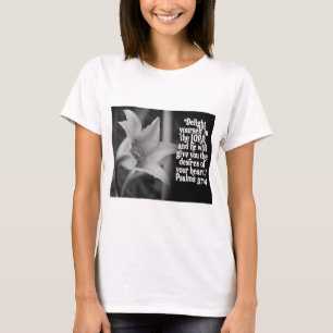 FAVORIT- 37:4 FÖR BIBELSCRIPTUREPSALM T-SHIRT