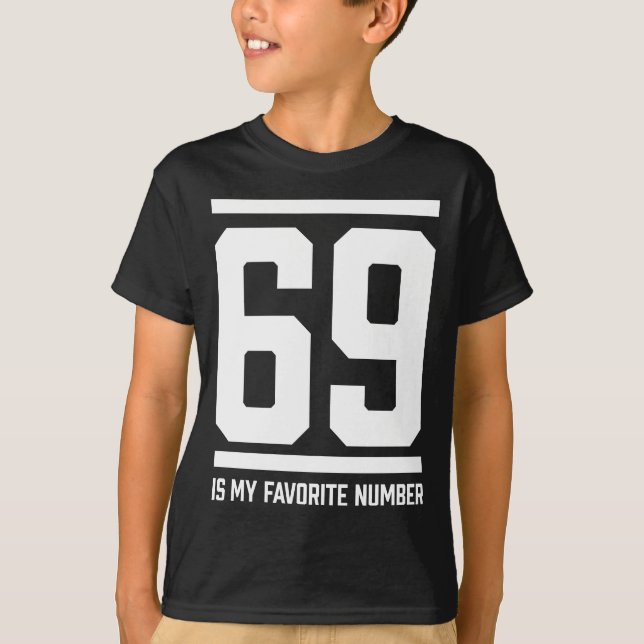 Favorit 69 numrerar t-shirt (Framsida)