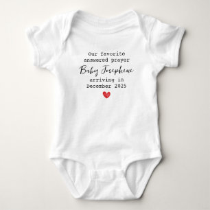 Favorit Answated Prayer Baby Namn T Shirt