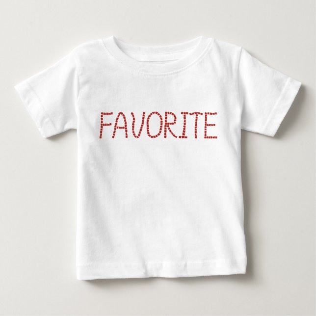 Favorit- babyRomper Tee Shirt (Framsida)