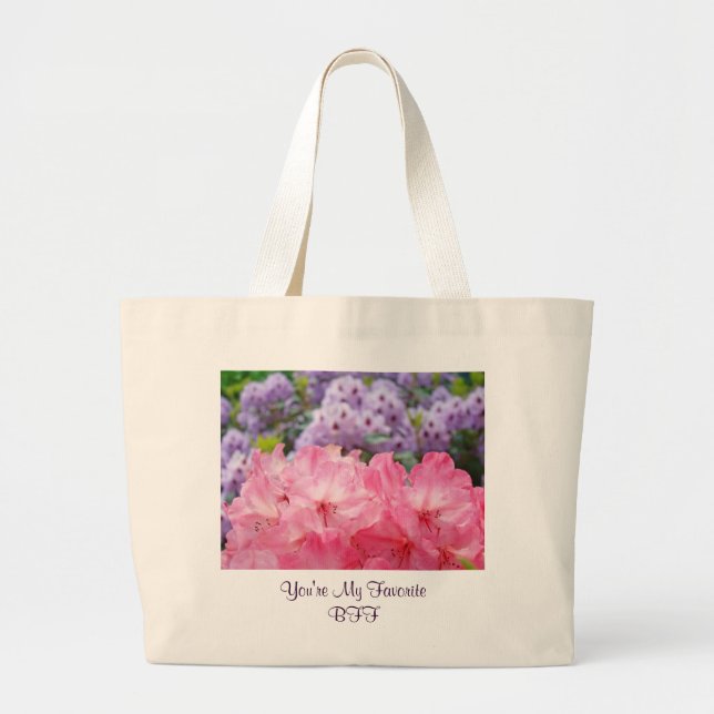 Favorit BFF-presentationer Totes bag Rhodies Rosa  Jumbo Tygkasse (Framsidan)