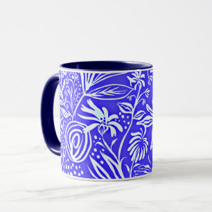 Favorit Blommönster, Periwinkle Blue Mugg