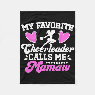 Favorit Cheerleader Kallar Mig Mamaw Cheer Mamaw M Fleecefilt