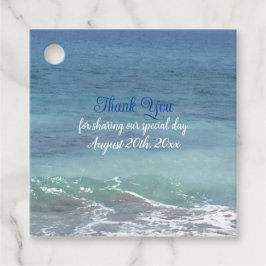 Favorit etiketter för strand och vågor tack