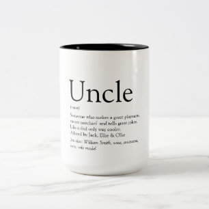 Favorit Farbror Modern Definition Två-Tonad Mugg