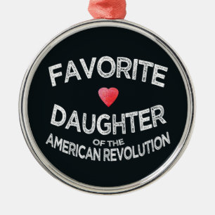 Favorit Favorit Dotter Amerikanska revolutionen DA Julgransprydnad Metall