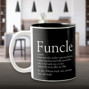 Favorit Funky Farbror Modern Definition Svart Två-Tonad Mugg