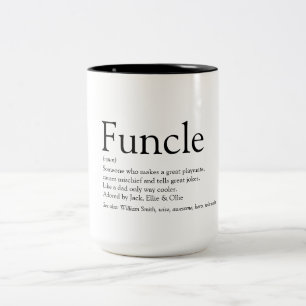 Favorit Funky Farbror Modern Definition Två-Tonad Mugg