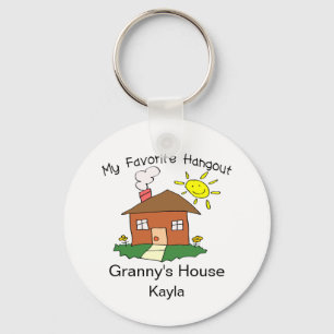 Favorit- hakgrannys hus nyckelring