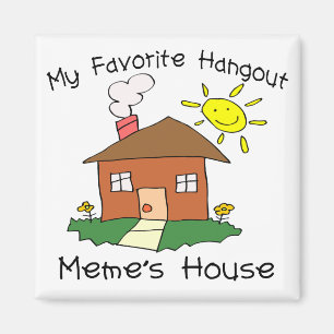 Favorit- hakMemes hus Magnet