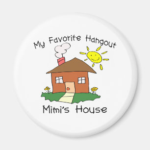 Favorit- hakMimis hus Magnet