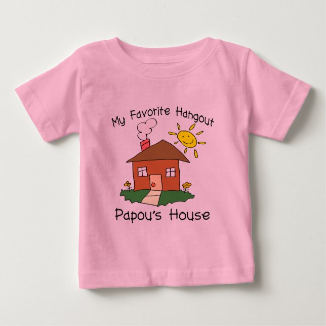 Favorit- hakPapous hus T-shirt (Framsida)