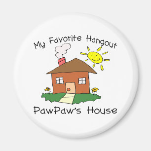 Favorit- hakpawPaws hus Magnet