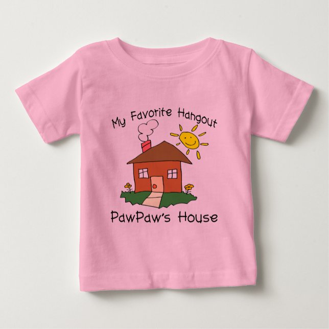 Favorit- hakpawPaws hus T Shirt (Framsida)