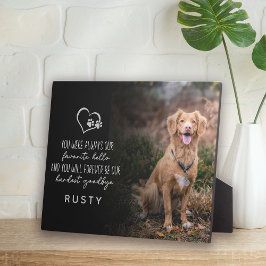 Favorit Hej Svåraste Farväl Husdjur Minnesmärke