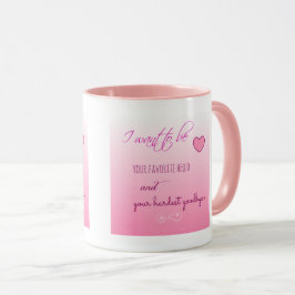 "Favorit Hej" Valentindagen Mugg
