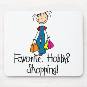 Favorit- hobby Mousepad för shopping Musmatta