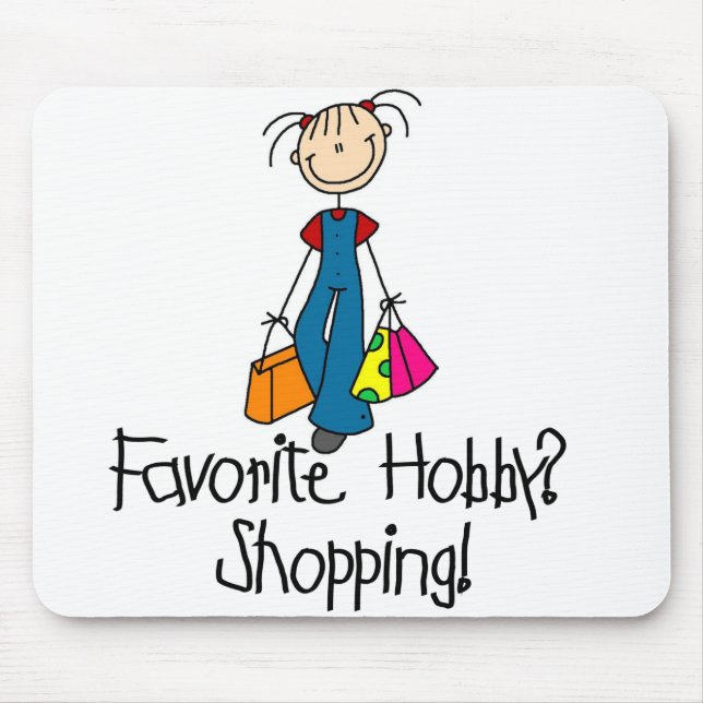 Favorit- hobby Mousepad för shopping Musmatta (Framsidan)