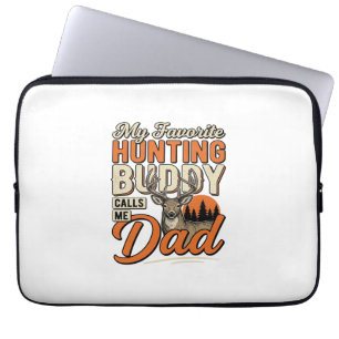 Favorit jaktkompis kallar mig pappa Vintage Deer S Laptop Fodral
