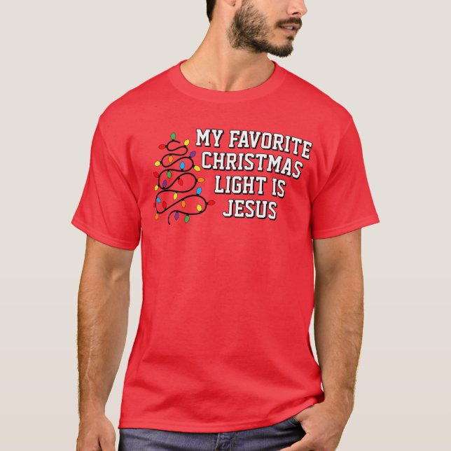Favorit julbelysning t-shirt (Framsida)