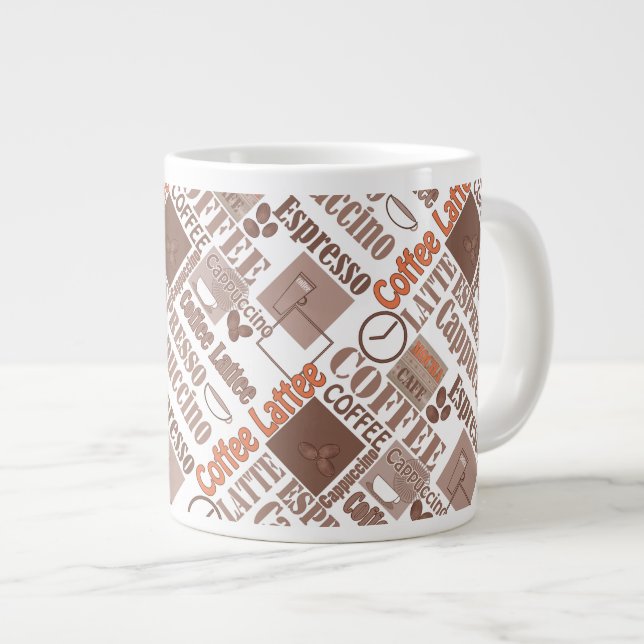 Favorit kaffe espresso kopp jumbo mugg (Framsida höger)