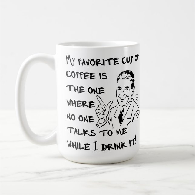Favorit kopp kaffe manlig rolig mugg (Vänster)