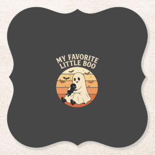 Favorit Lille Boo Halloween Spöke Baby Retro Sol Underlägg Papper