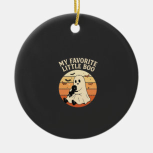 Favorit Little Boo Halloween-spöke Baby Retro Sol Julgransprydnad Keramik