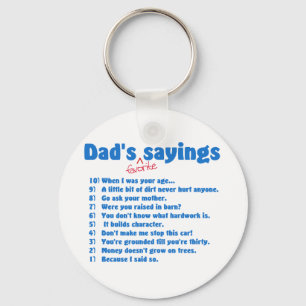 Favorit- ordkeychain för pappor nyckelring
