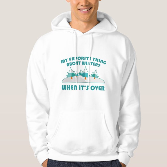 Favorit Sak Om vinter Hoodie (Framsida)