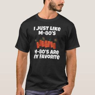 Favorit- smällare M80 för fyrverkeri M-80 T Shirt