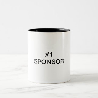 Favorit- sponsormugg Två-Tonad mugg