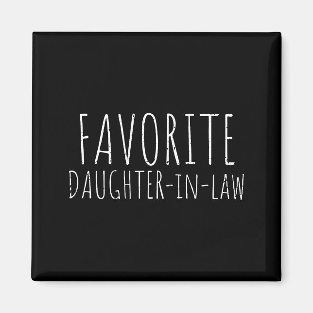 Favorit svärdotter rolig svärmor svärfar magnet (Framsidan)