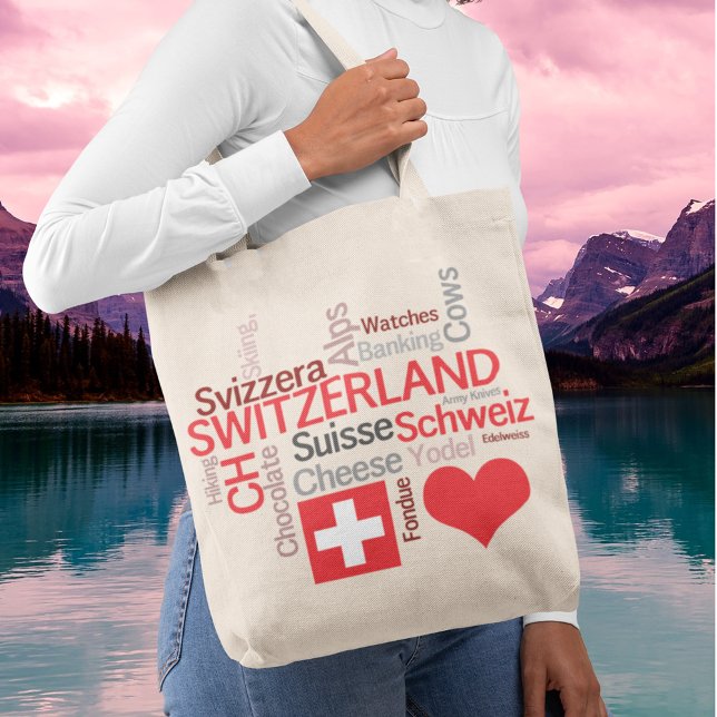 Favorit Swiss Sak - I Kärlek Schweiz Tygkasse (Skapare uppladdad)
