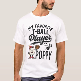 Favorit T-Ball Spelare Kallar Mig Poppy Tröja Desi