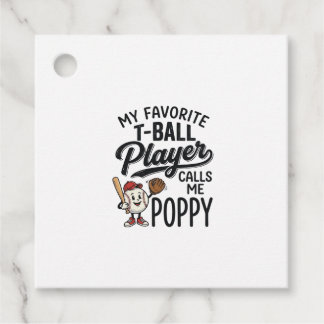 Favorit T-Ball Spelare Kallar Mig Poppy Tröja Desi Gåvor Etiketter
