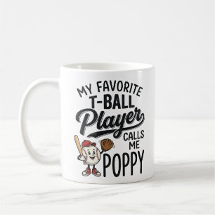 Favorit T-Ball Spelare Kallar Mig Poppy Tröja Desi Kaffemugg