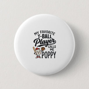 Favorit T-Ball Spelare Kallar Mig Poppy Tröja Desi Knapp